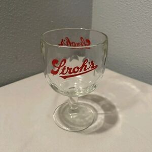 Red Logo Glass Goblet